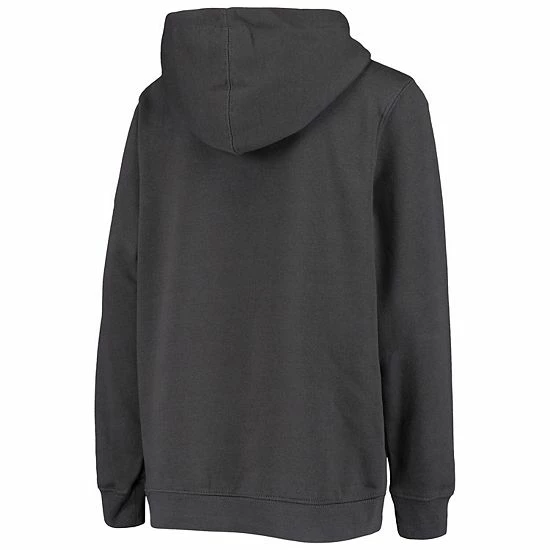 Best deal ๐ Unbranded Youth Charcoal Mississippi State Bulldogs Big Logo Pullover Hoodie ๐ - Image 4