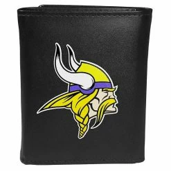 Promo 👏 Unbranded Men's Minnesota Vikings Logo Tri-Fold Wallet 👍