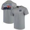 Promo ✔️ Unbranded Men's Gray Auburn Tigers Comfort Colors Campus Scenery T-Shirt 😉