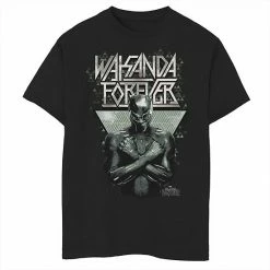 Brand new 👏 Unbranded Boys 8-20 Marvel Black Panther Wakanda Forever Prism Patterned Graphic Tee 🌟