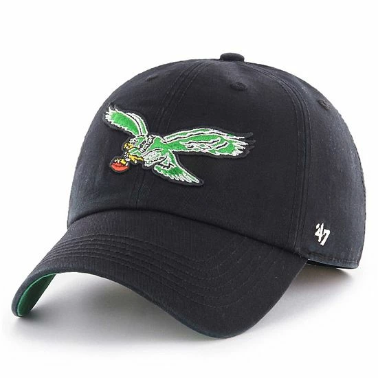 Discount 🤩 Unbranded Men's '47 Black Philadelphia Eagles Legacy Franchise Fitted Hat ⭐