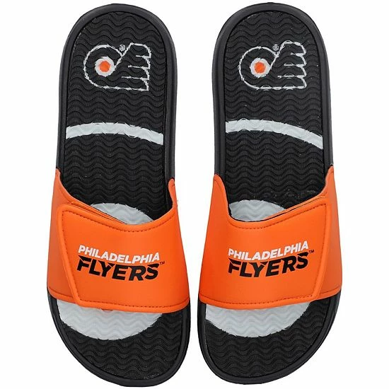 Budget ๐ Unbranded Men's FOCO Philadelphia Flyers Wordmark Gel Slide ๐ฉด Sandals ๐ - Image 2