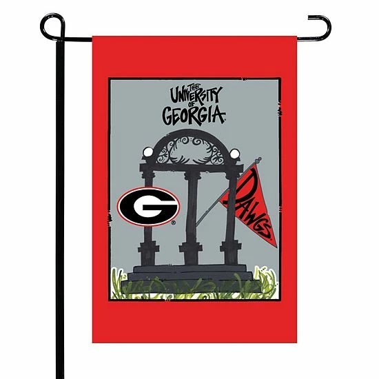 Wholesale 🎁 Unbranded Georgia Bulldogs 12" X 18" Double-Sided Garden Flag ⭐ - Image 2