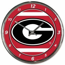 Cheapest 😉 Unbranded WinCraft Georgia Bulldogs Chrome Wall Clock ✔️