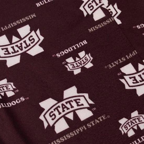 Best deal ๐ Unbranded Mississippi State Bulldogs Youth Maroon Team Logo Flannel Pajama Pants โค๏ธ - Image 3