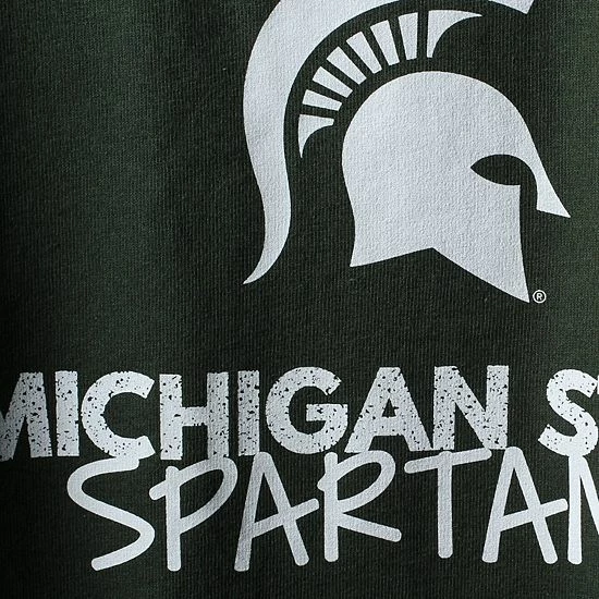 New ๐ Unbranded Youth Green Michigan State Spartans Crew Neck T-Shirt ๐ฏ - Image 3