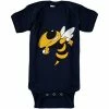 Wholesale 🌟 Unbranded Infant Navy GA Tech Yellow Jackets Big Logo Bodysuit 🎉