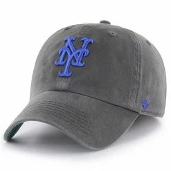 Best deal 😀 Unbranded Men's '47 Graphite New York Mets Franchise Fitted Hat 🔔