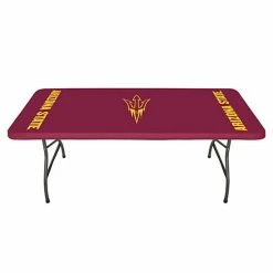 Deals 🎁 Unbranded Arizona State Sun Devils 72'' X 30'' Fitted Tailgate Table Cover ⌛