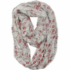 Outlet ⌛ Unbranded 👩 Women's ZooZatz Alabama Crimson Tide Retro Flower Scarf ✔️