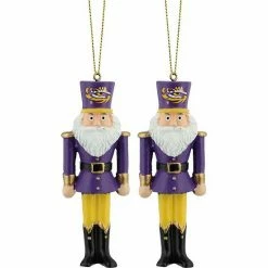 Coupon 😉 Unbranded LSU Tigers 2-Pack Santa Nutcracker Ornament Set 🥰