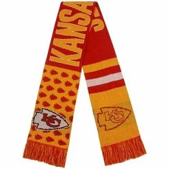 Flash Sale 🔔 Unbranded FOCO Kansas City Chiefs Reversible Thematic Scarf 🌟
