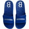 Budget ⭐ Unbranded Men's FOCO Brooklyn Dodgers Retro Gel Slide 🩴 Sandals 🧨