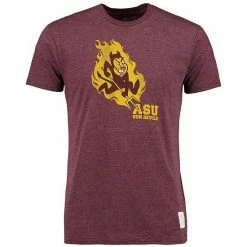 Best deal 🎉 Unbranded Men's Original Retro Brand Heathered Maroon Arizona State Sun Devils Vintage Sparky Tri-Blend T-Shirt 🔥