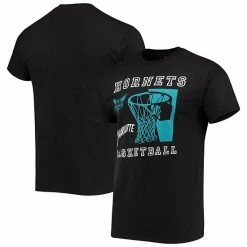 Brand new 🔔 Unbranded Men's Junk Food Black Charlotte Hornets Slam Dunk T-Shirt 🛒