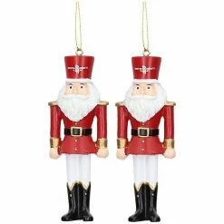 Cheapest 💯 Unbranded Houston Rockets 2-Pack Santa Nutcracker Ornament Set 🔥