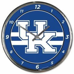 Best Pirce 👏 Unbranded WinCraft Kentucky Wildcats Chrome Wall Clock 🎉