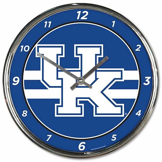 Best Pirce ๐ Unbranded WinCraft Kentucky Wildcats Chrome Wall Clock ๐