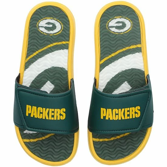 Buy 🌟 Unbranded Youth FOCO Green Bay Packers Gel Slide 🩴 Sandals ❤️ - Image 2