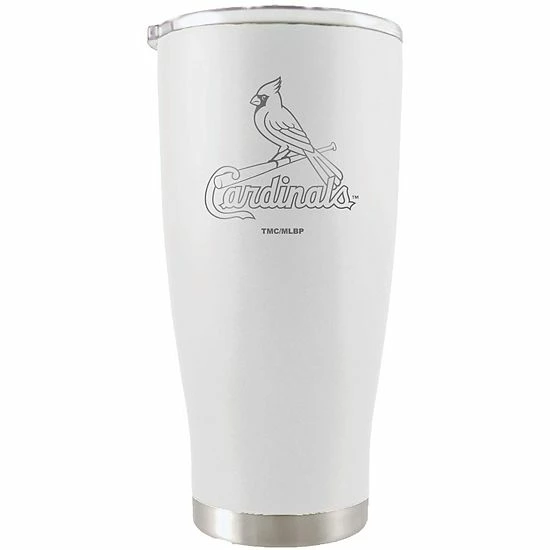 Buy โ๏ธ Unbranded St. Louis Cardinals 20oz. Etched Team Logo Tumbler - White ๐ฅ