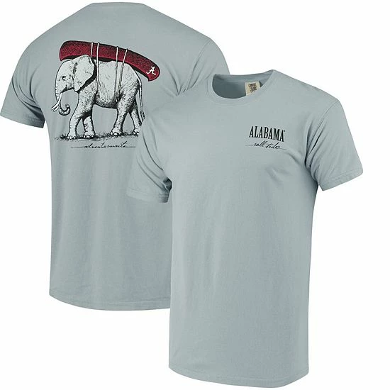 Promo ✔️ Unbranded Men's Gray Alabama Crimson Tide Canoe Local Comfort Colors T-Shirt ❤️ - Image 2