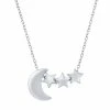 Cheap 🛒 Unbranded Sterling Silver Moon & Star Necklace 🤩