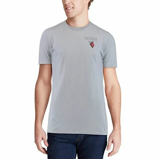 Hot Sale ๐ Unbranded Men's Gray Rutgers Scarlet Knights Team Comfort Colors Campus Scenery T-Shirt ๐ - Image 5