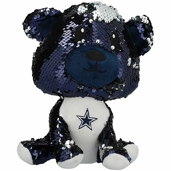 Deals 👏 Unbranded FOCO Dallas Cowboys Sequin Plush Bear 🔔