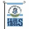 Deals 🔥 Unbranded North Carolina Tar 👠 Heels 12" X 18" Mascot Double-Sided Garden Flag 🤩