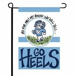 Deals 🔥 Unbranded North Carolina Tar 👠 Heels 12" X 18" Mascot Double-Sided Garden Flag 🤩