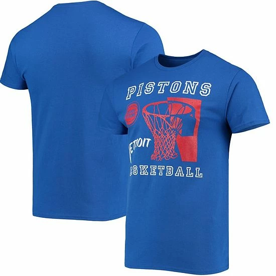 Flash Sale ⭐ Unbranded Men's Junk Food Blue Detroit Pistons Slam Dunk T-Shirt 🥰 - Image 2