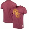 Budget ✔️ Unbranded Men's Original Retro Brand Garnet Florida State Seminoles Interlocking School Logo Mock Twist T-Shirt 🥰