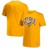 New 🌟 Unbranded Men's NFL X Staple Gold Minnesota Vikings Logo Lockup T-Shirt 💯