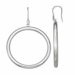 Wholesale ❤️ Unbranded Sterling Silver Large Circle Drop Earring ✔️