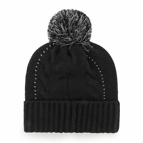 Best deal ๐ Unbranded ๐ฉ Women's '47 Black Iowa Hawkeyes Bauble Cuffed Knit Hat With Pom โญ - Image 3