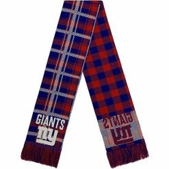 Best Pirce 🥰 Unbranded FOCO New York Giants Plaid Color Block Scarf ⌛