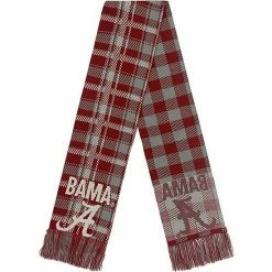 Cheapest 👍 Unbranded FOCO Alabama Crimson Tide Plaid Color Block Scarf 😉