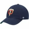 Outlet ✨ Unbranded Men's '47 Navy Minnesota Twins Team Franchise Fitted Hat 😍