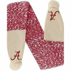 Deals 👏 Unbranded FOCO Alabama Crimson Tide Confetti Scarf With Pom 💯