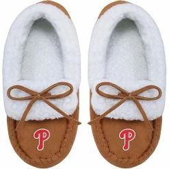 Wholesale 🎉 Unbranded Youth FOCO Philadelphia Phillies Moccasin Slippers 🛒