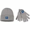 Cheap 🥰 Unbranded 👩 Women's ZooZatz Heathered Gray Seattle Sounders FC Cuffed Knit Hat & Gloves Set ⌛