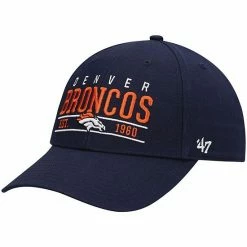 Brand new 🔔 Unbranded Men's '47 Navy Denver Broncos Centerline MVP Adjustable Hat ⭐