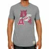 Deals 🔥 Unbranded Men's Original Retro Brand Heather Gray Arkansas Razorbacks Vintage Hog A Tri-Blend T-Shirt 🔔