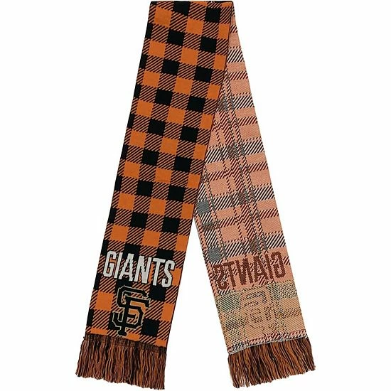 Best Sale 🔥 Unbranded FOCO San Francisco Giants Plaid Color Block Scarf 🥰