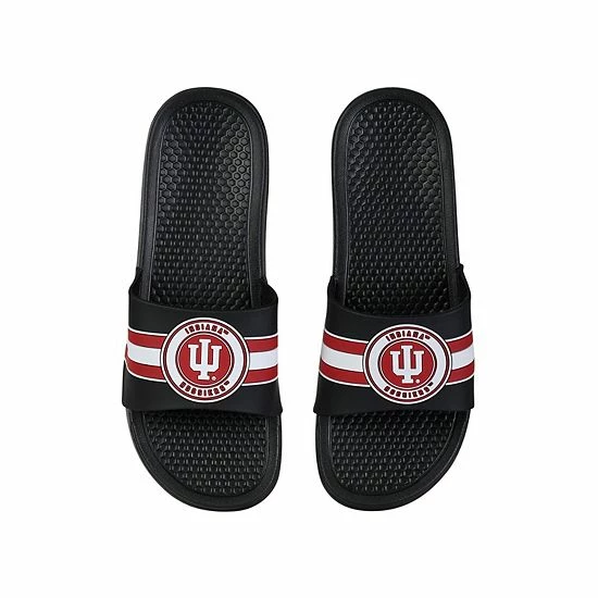 Discount ๐งจ Unbranded FOCO Indiana Hoosiers Stripe Raised Slide ๐ฉด Sandals ๐ - Image 2
