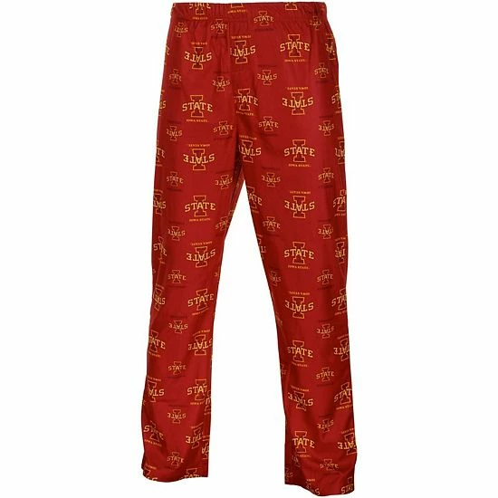 Deals 🔔 Unbranded Iowa State Cyclones Youth Team Logo Flannel Pajama Pants - Cardinal 🌟