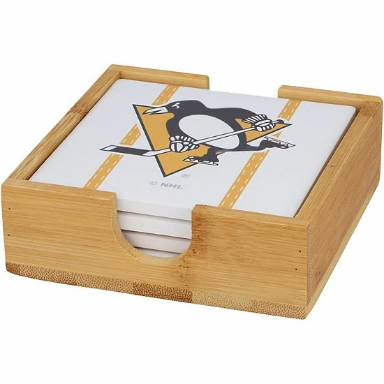 Outlet 👏 Unbranded Pittsburgh Penguins Team Uniform Coaster Set ❤️