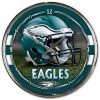 Deals 👏 Unbranded WinCraft Philadelphia Eagles Chrome Wall Clock ✨