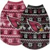 New 👍 Unbranded FOCO Arizona Cardinals Reversible Holiday 🦮 Dog Sweater 🎉