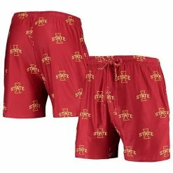 Best reviews of 🎁 Unbranded Men's Concepts Sport Cardinal Iowa State Cyclones Flagship Allover Print Jam Shorts 🧨